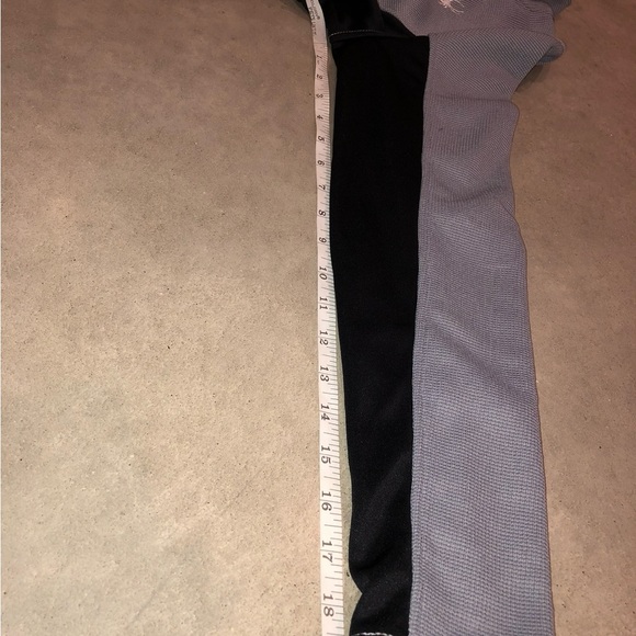 Spyder Women’s Large Jacket Gray Waffle Weave Knit Full Zip Jacket Sweater - Picture 5 of 9